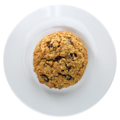 Dark Chocolate Oatmeal Cookie top view