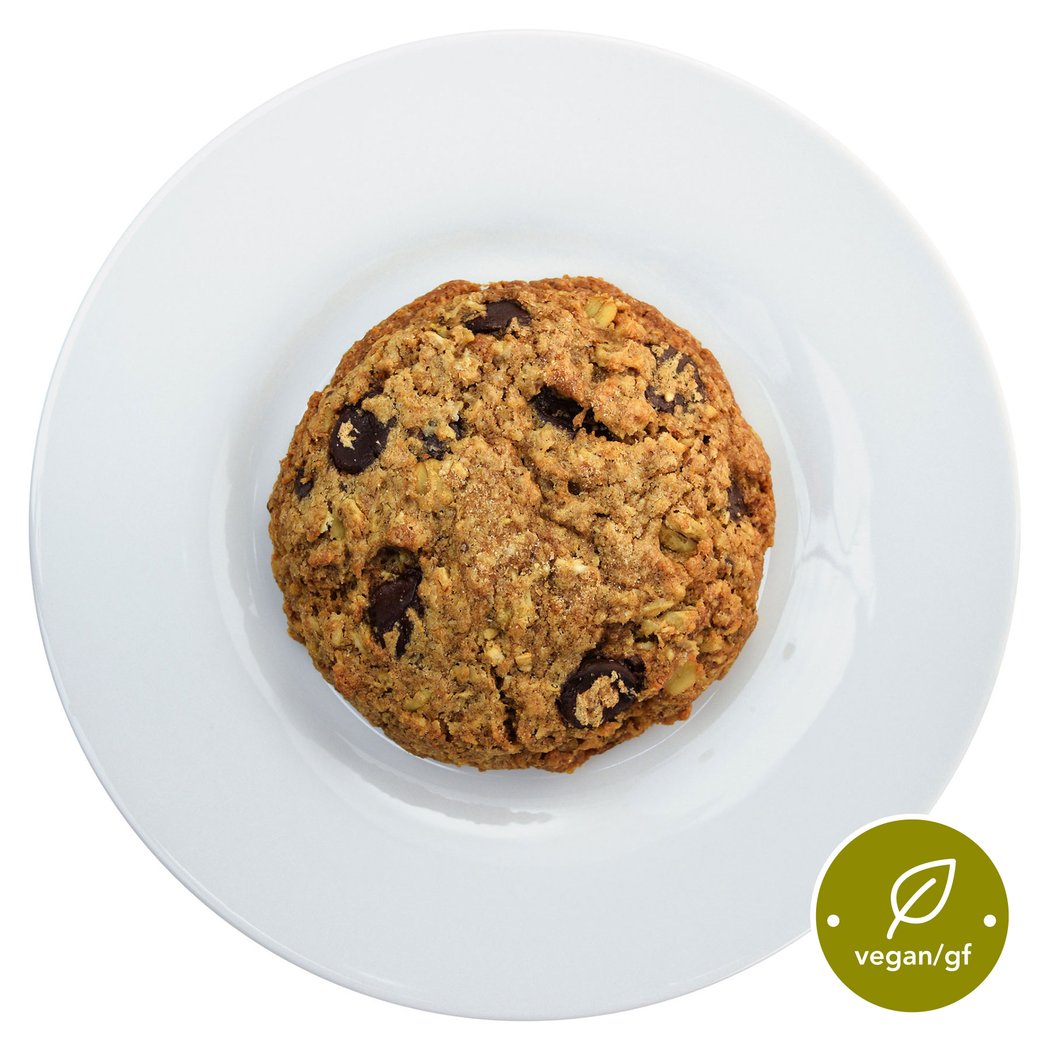 Miracle Dark Chocolate Oatmeal Cookie - Top view